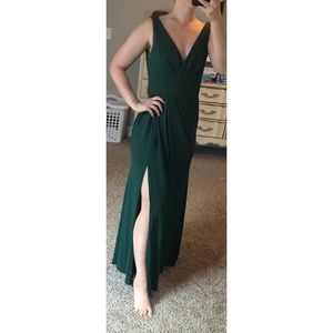 Size 10 Color Juniper Davids Bridal bridesmaid dress